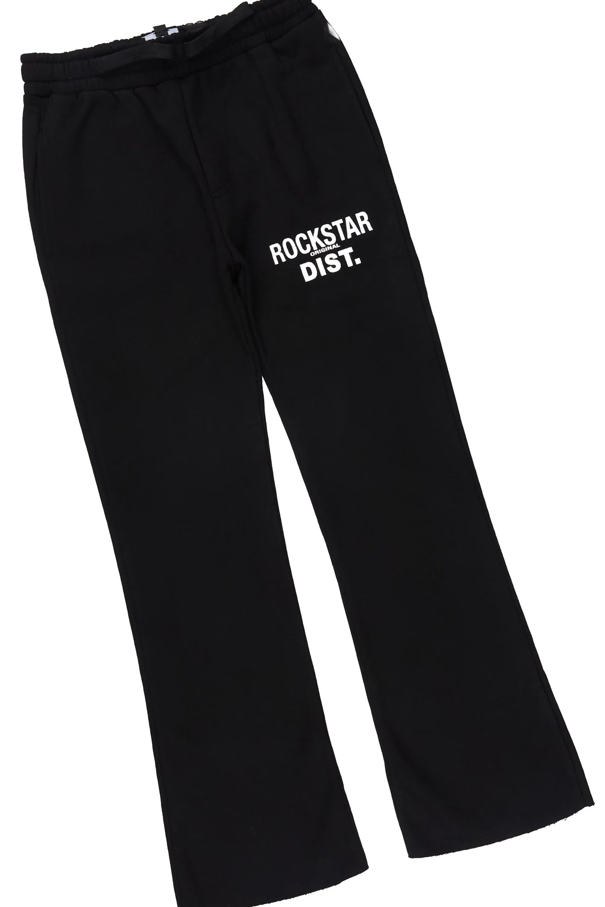 Boys Alrhett Black Cut Off T-Shirt Pant Set