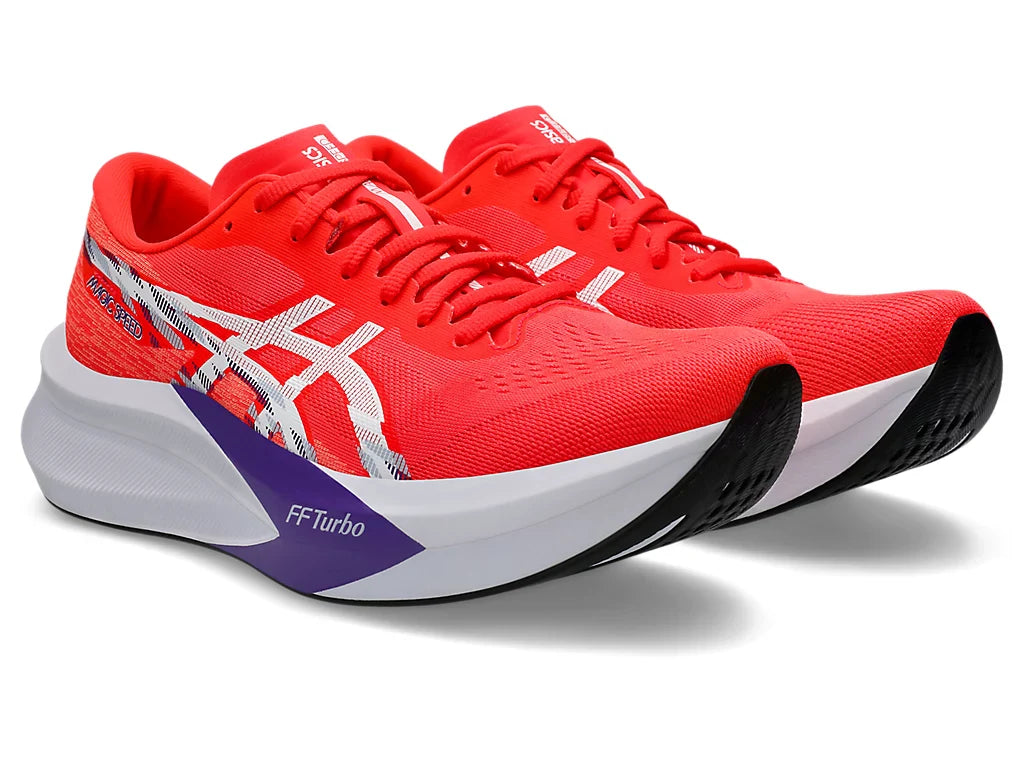 Asics Womens Magic Speed 4- Flash Red/White (1012B676-600)