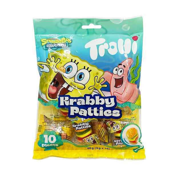10 Piece Trolli SpongeBob SquarePants Krabby Patties 90g