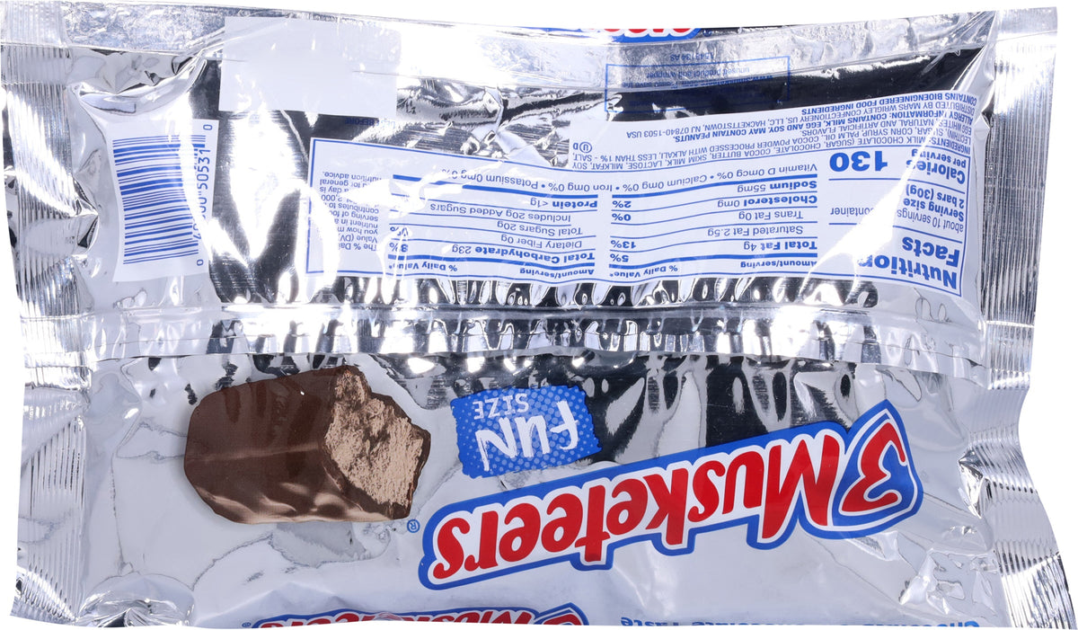 3 Musketeers Fun Size Bars 10.48 oz - 16 Pack