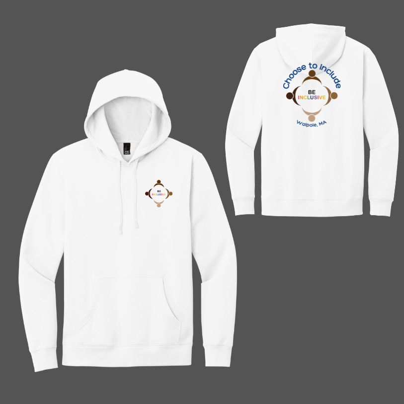 Be Inclusive - Adult Unisex Fleece Hoodie (DT6100)
