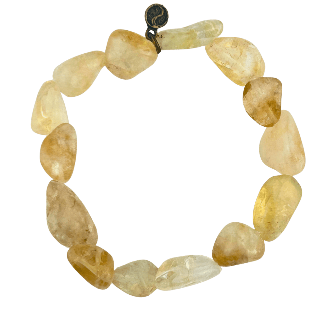 Citrine Pebble Bracelet #76