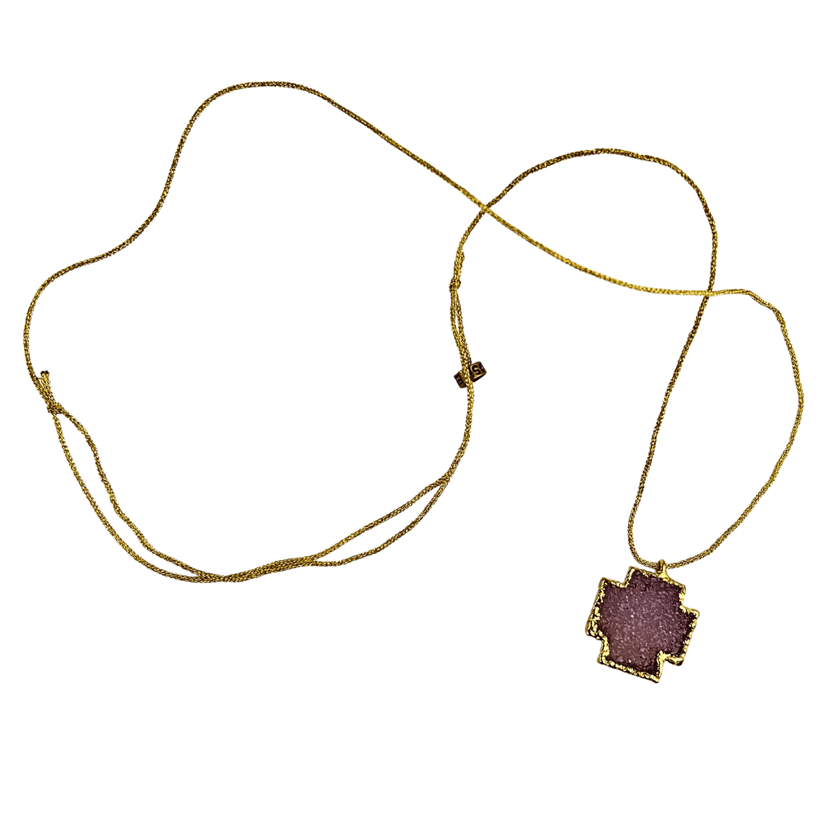 Agate Druzy Necklace #226