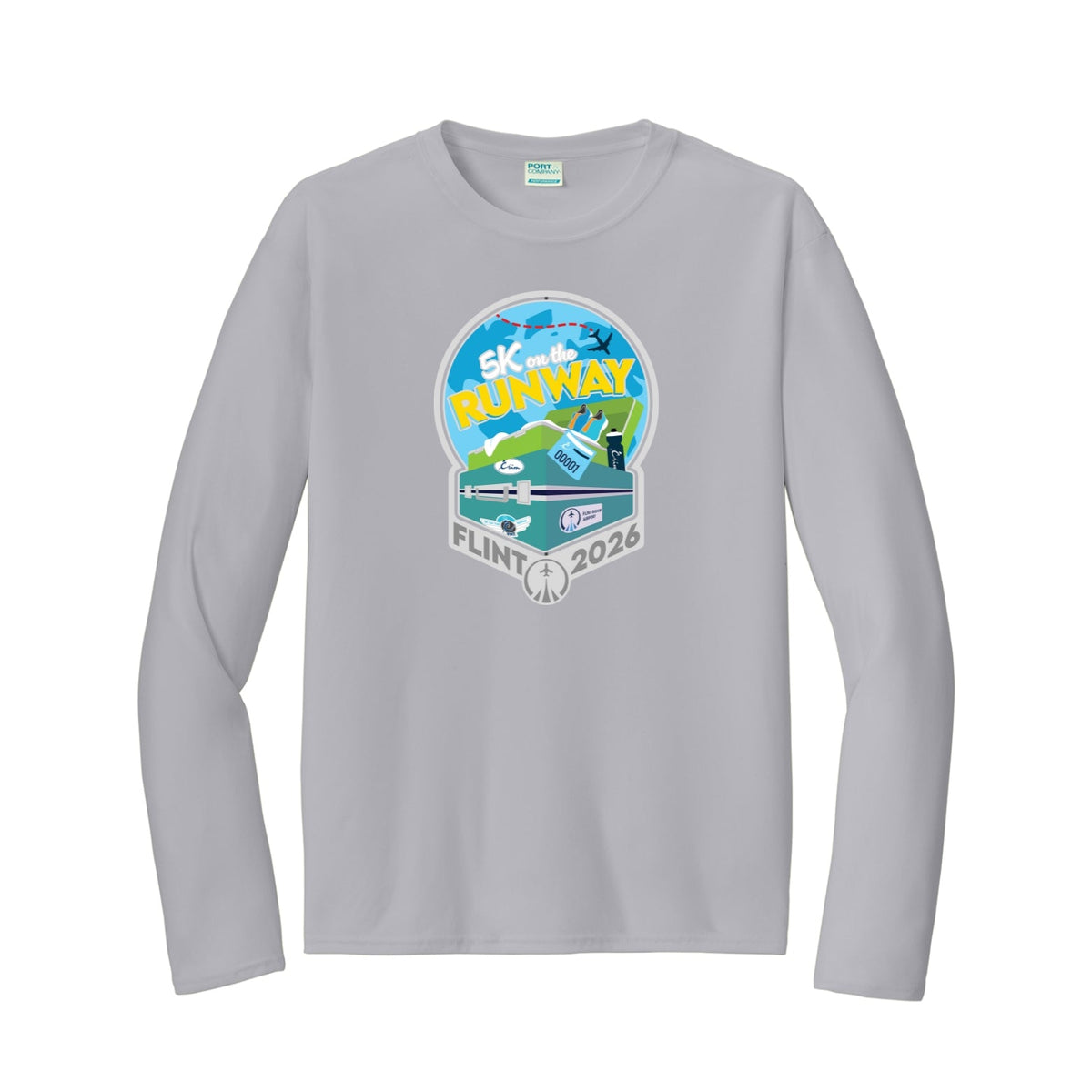5K On The Runway- Men's Long Sleeve Performance T-Shirt (PC380LS)