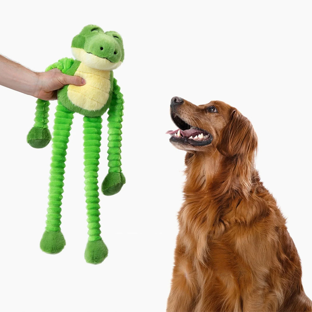 Alan Alligator Dog Plush Toy