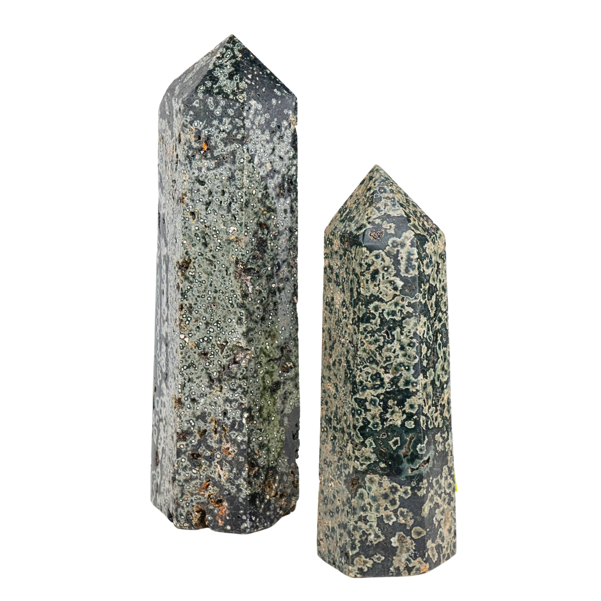 Green Ocean Jasper Pillar