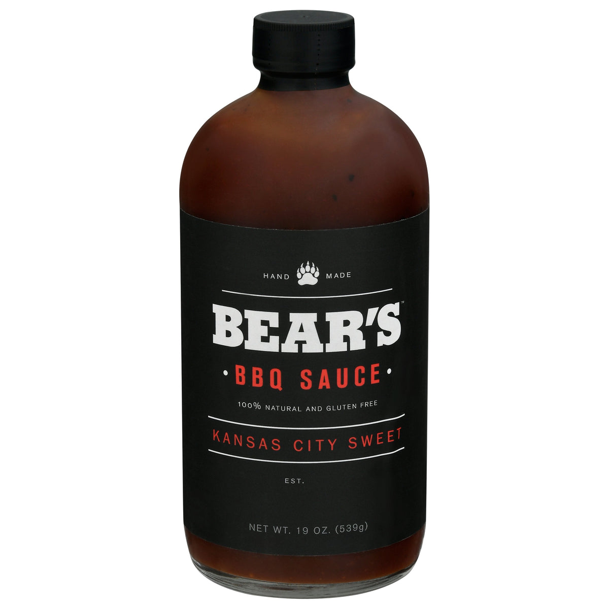 Bear's Kansas City Sweet Bbq Sauce - 19 OZ 6 Pack