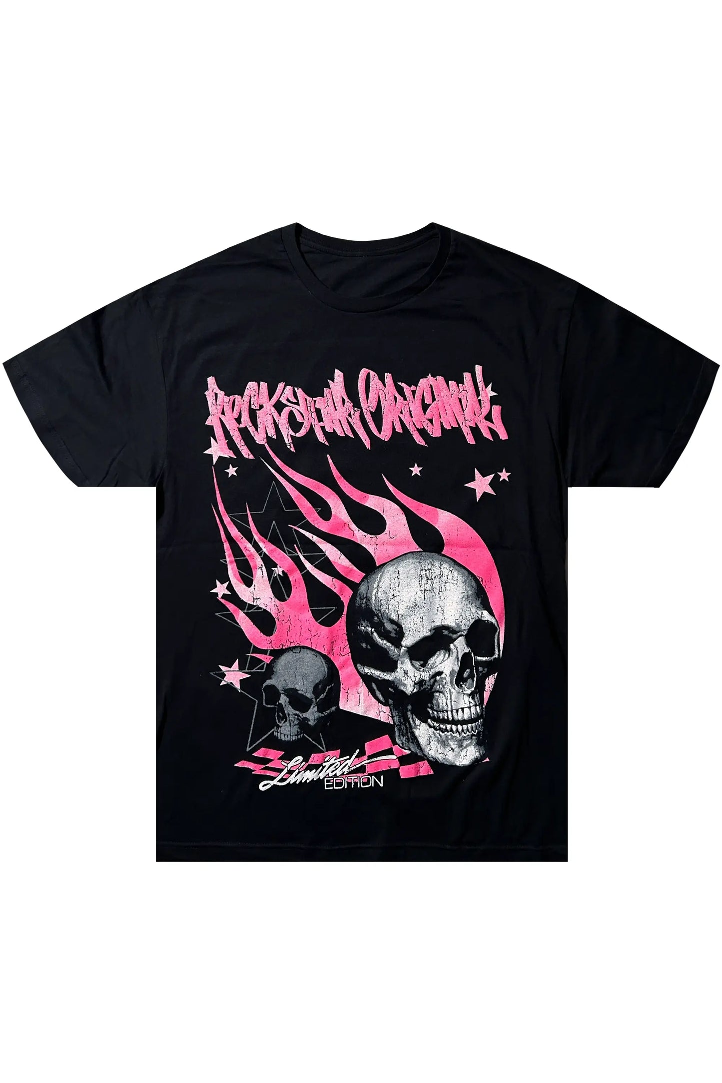 Anesso Black Graphic T-Shirt