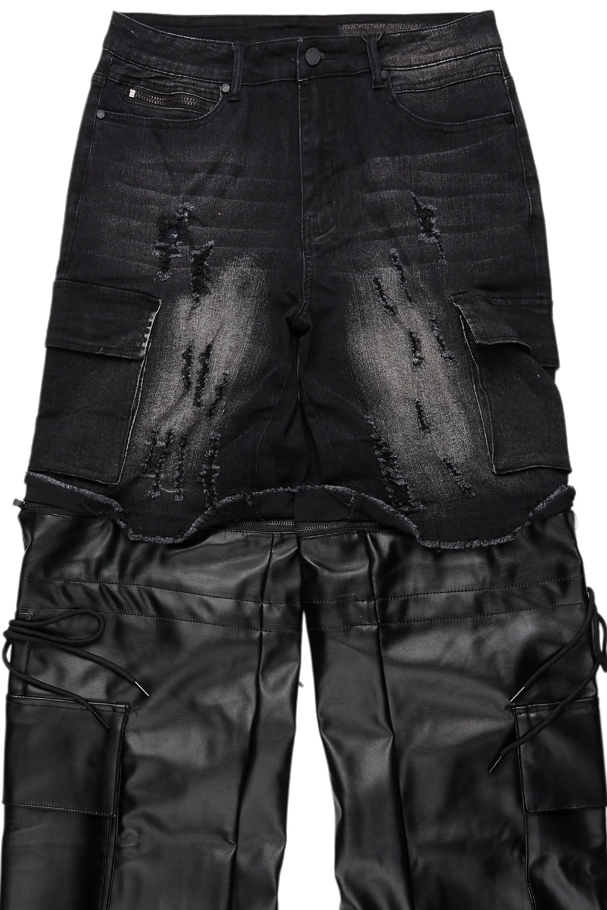 Baatar Black Baggy Fit Jean