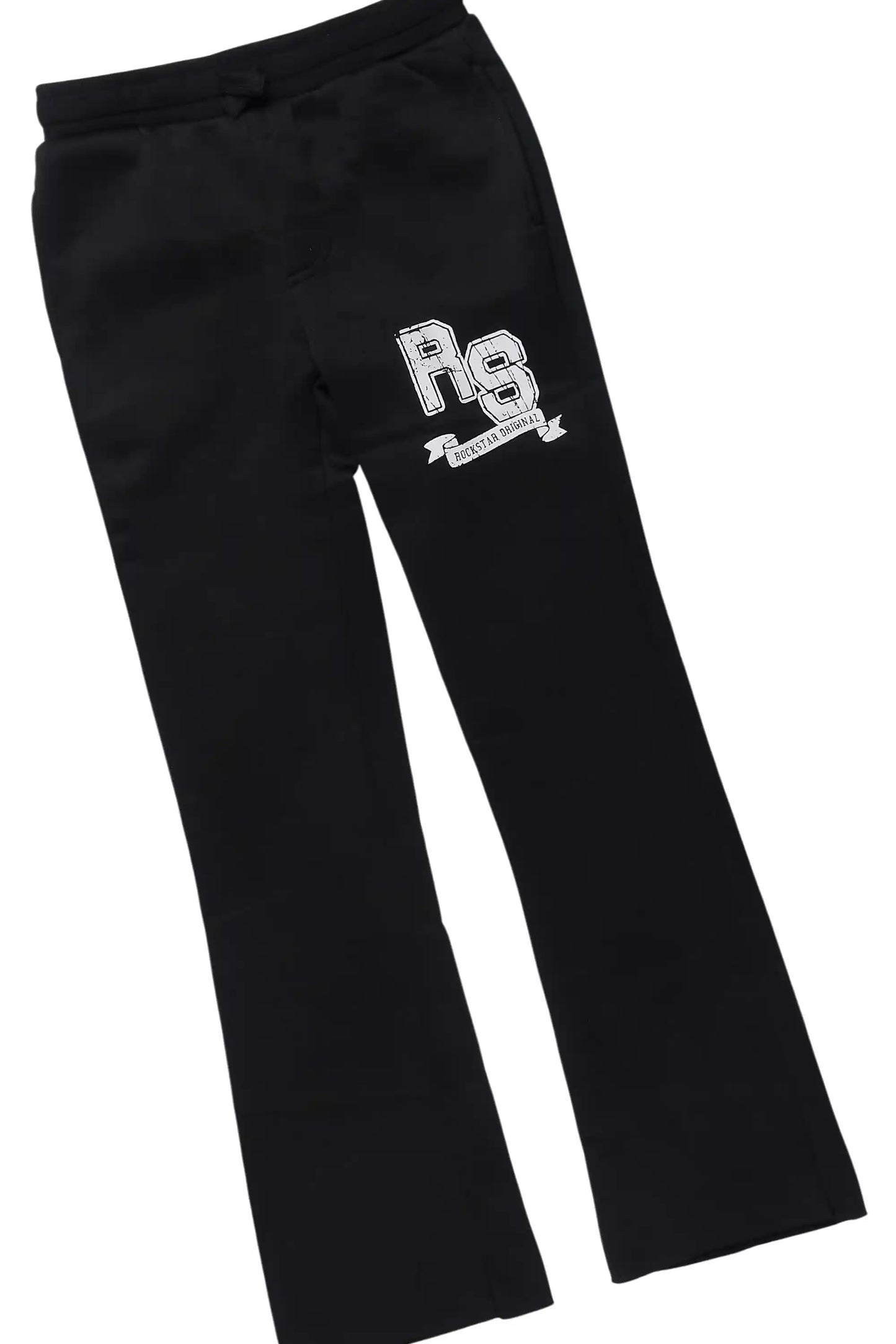 Boys Alik Black Stacked Track Set