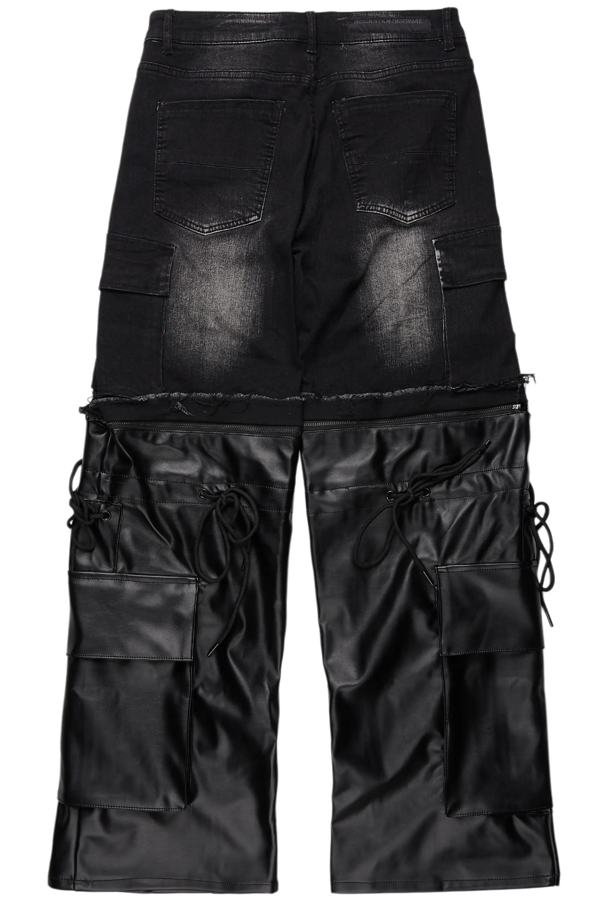 Baatar Black Baggy Fit Jean