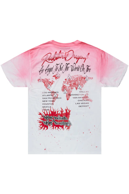 Battery White Graphic T-Shirt