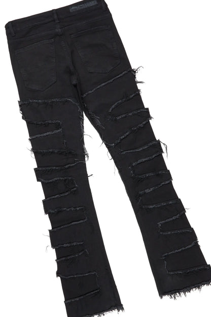 Balius Black T-Shirt/Stacked Flare Jean Bundle