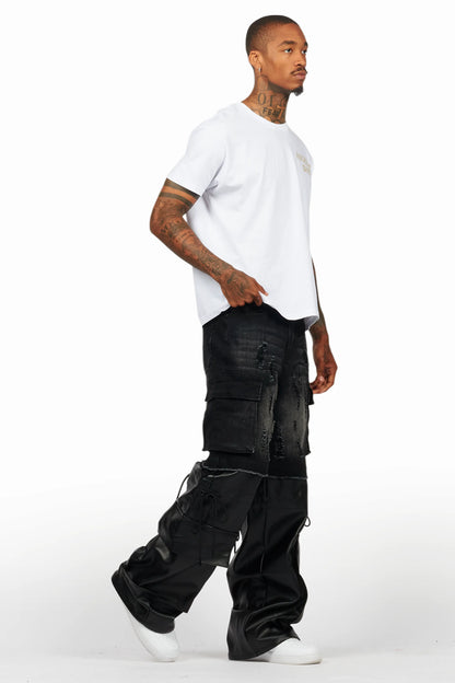 Baatar Black Baggy Fit Jean