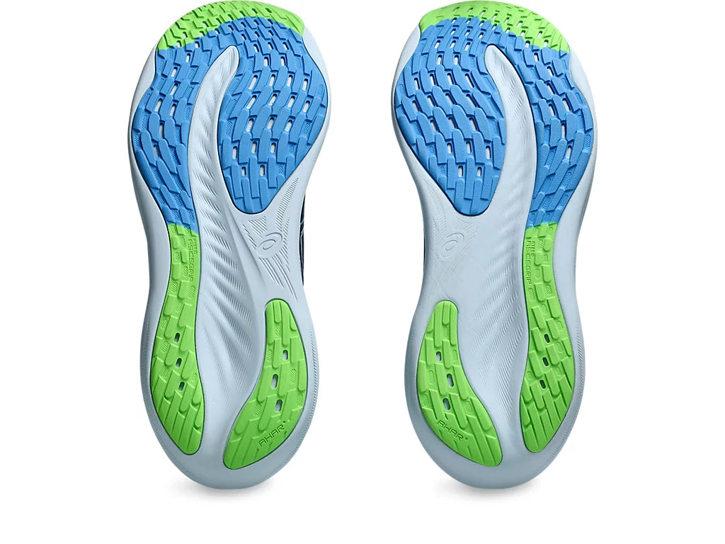 Asics Mens Gel Nimbus 26 Wide - French Blue/Electric Lime (1011B795-400)
