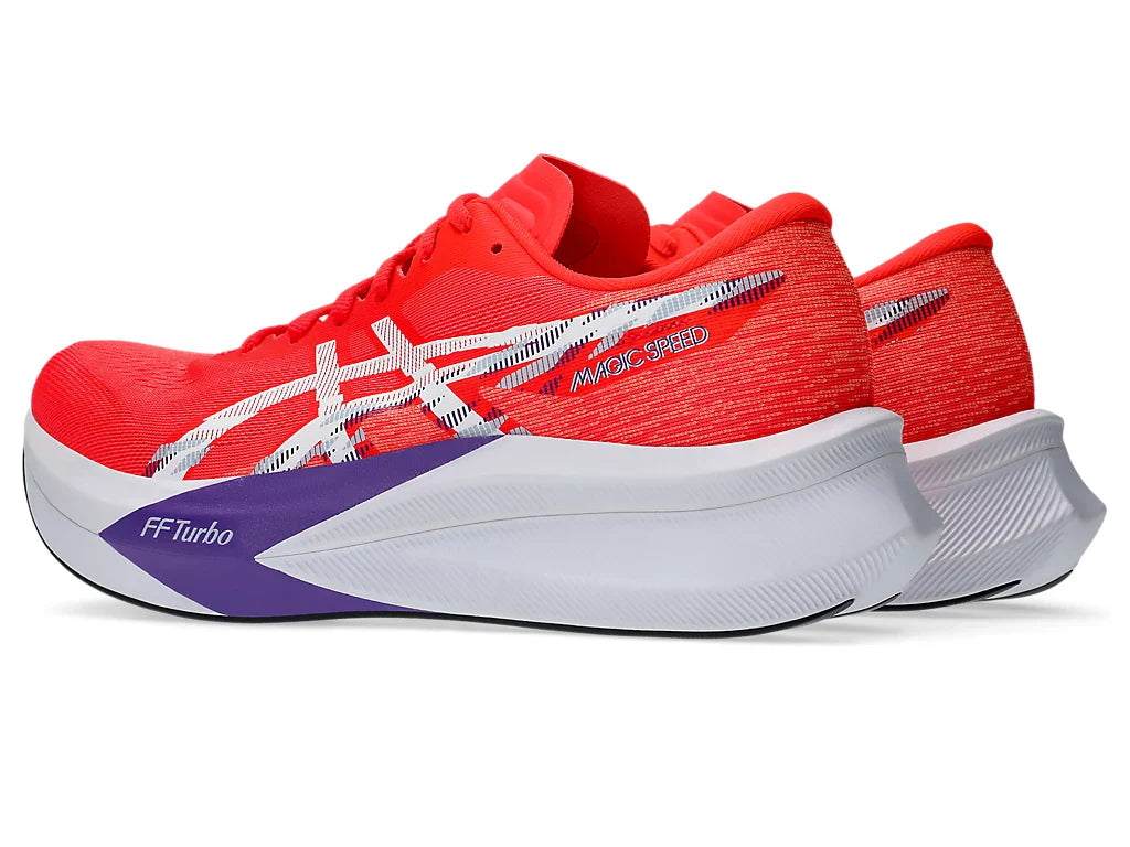 Asics Womens Magic Speed 4- Flash Red/White (1012B676-600)