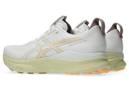Asics Mens Gel Kayano 32 Wide- White/Orange Glow (1011C051-101)