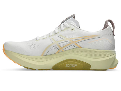 Asics Mens Gel Kayano 32 Wide- White/Orange Glow (1011C051-101)