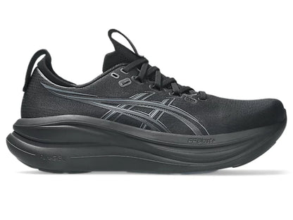 ASICS Men's GEL-NIMBUS 28 Wide - BLACK/GRAPHITE GREY
