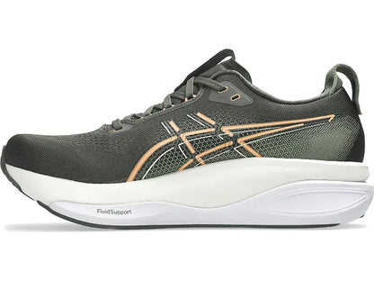 ASICS Men's GEL-KAYANO 33 - VINTAGE KHAKI/BRIGHT SUNSTONE