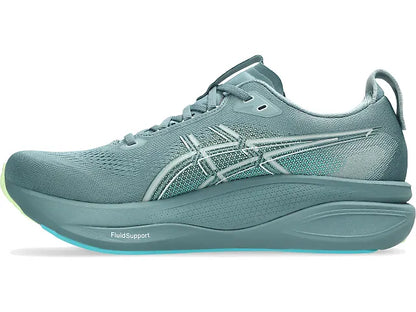 ASICS Men's GEL-KAYANO 33 - FOGGY TEAL/ILLUMINATE YELLOW