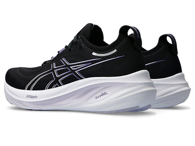 Asics Womens Gel Nimbus 26- Black/Dusty Purple (1012B601-003)