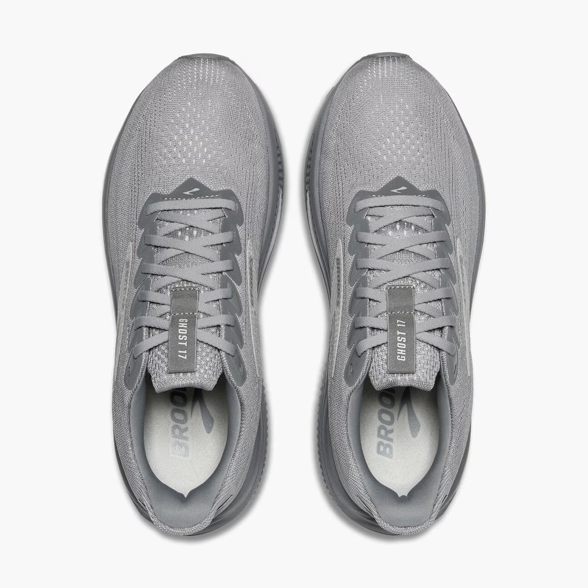 Brooks Men's Ghost 17 (Wide) - Primer Gray/Oyster Mushroom