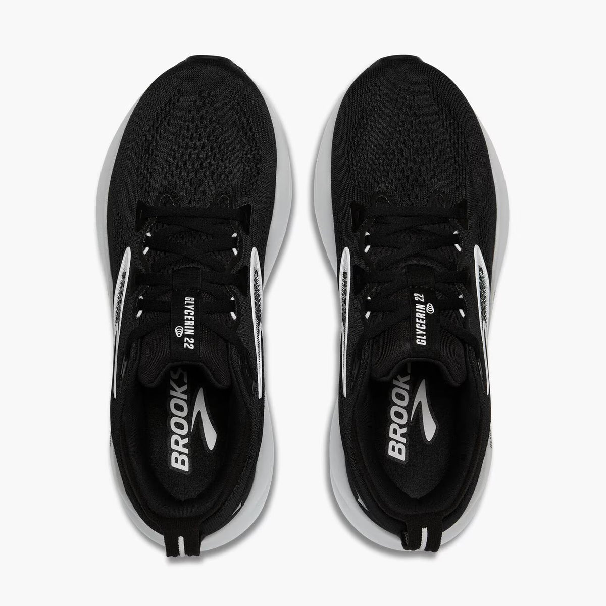 Brooks Men's Glycerin 22 (Wide) - Black/Grey/White