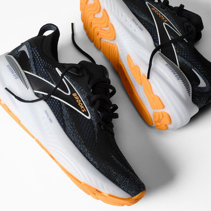 Brooks Men's Glycerin GTS 22 - Black/Country Blue/Orange Pop