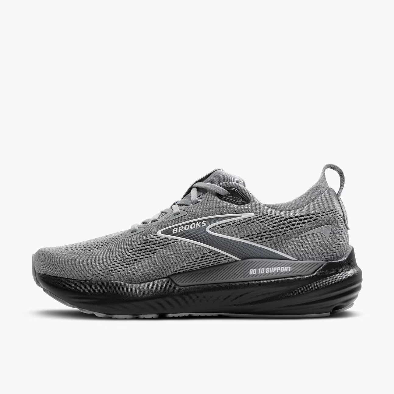 Brooks Men's Glycerin GTS 22 (Wide) - Primer Gray/Ebony/Bluewash