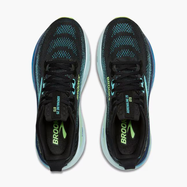 Brooks Men's Adrenaline GTS 25 - Black/Ipanema/Mint