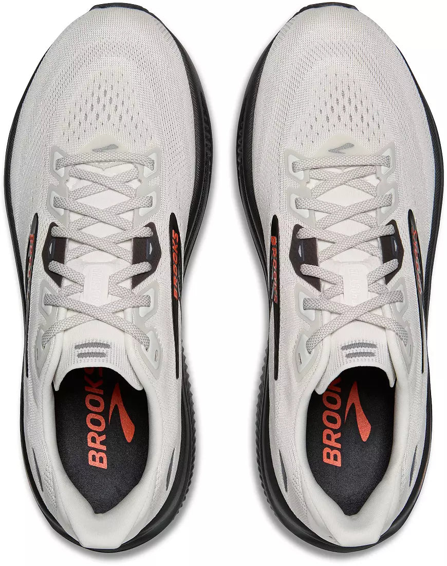Brooks Men's Ghost 18 (Wide) - Coconut/Pearl/Tigerlily