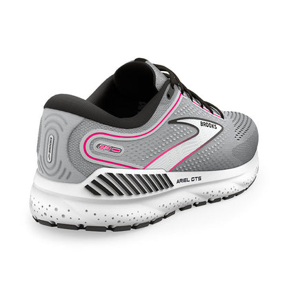 Brooks Womens Ariel GTS 23- Grey/Black/Pink (1203901B078)