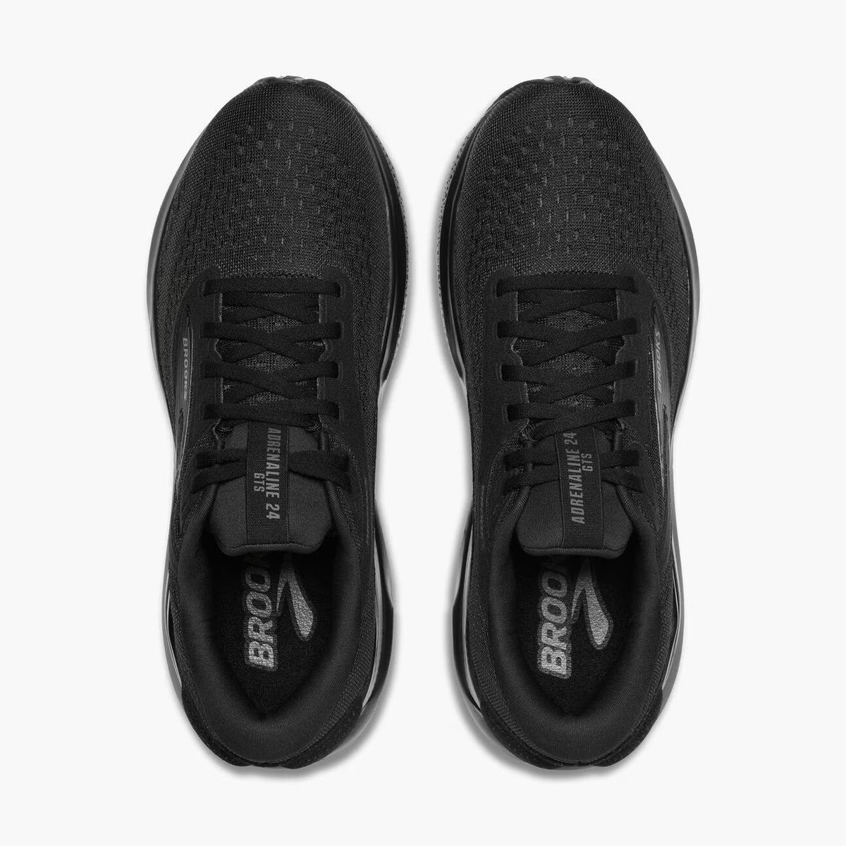 Brooks Men's Adrenaline GTS 24 (Wide) - Black/Black/Ebony