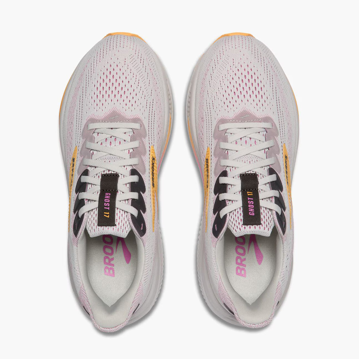 Brooks Women’s Ghost 17 - Oyster/Apricot/Pink