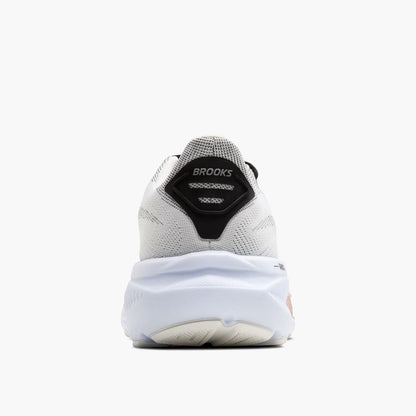 Brooks Women's Ghost 17 (Wide) - White/Black/Rose Gold