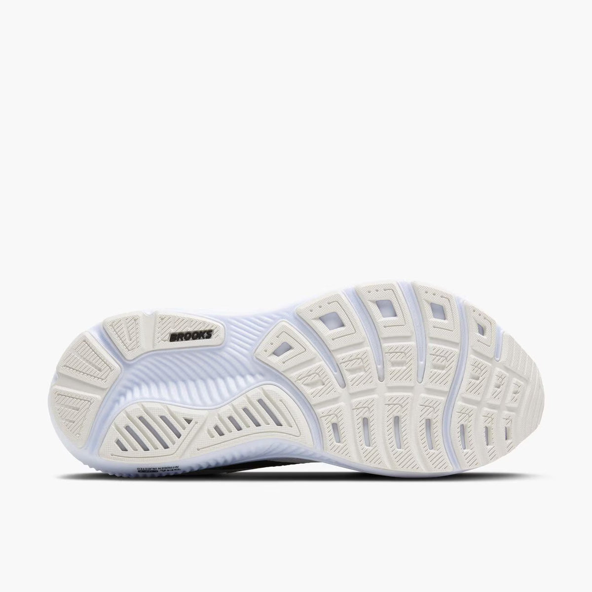 Brooks Women's Ghost 17 (Wide) - White/Black/Rose Gold