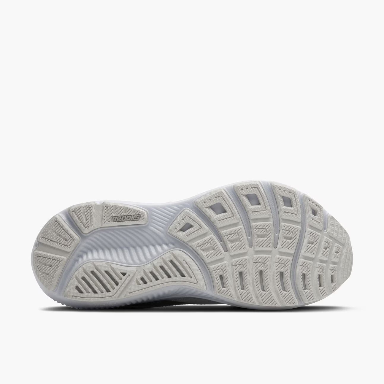Brooks Women's Ghost 17 (Wide) - White/White/Grey