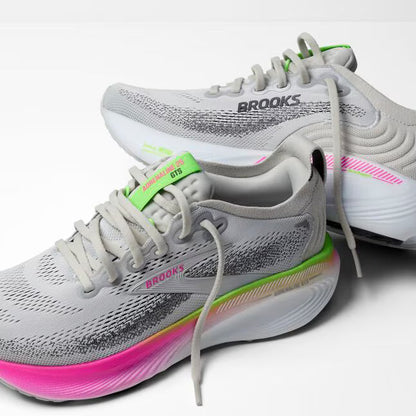 Brooks Women's Adrenaline GTS 25 - Oyster/Pink/Green