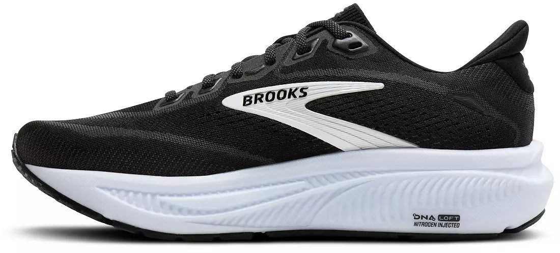 Brooks Women's Ghost 18 (Wide) - Black/Grey/White