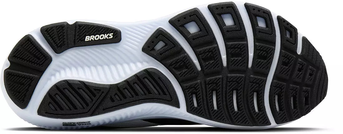 Brooks Women's Ghost 18 (Wide) - Black/Grey/White