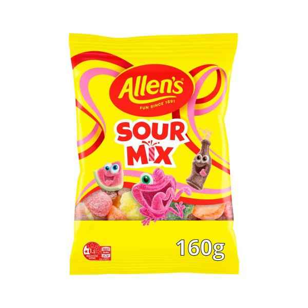 ALLEN'S SOUR MIX LOLLIES 160G