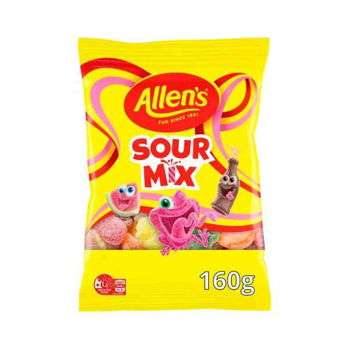 ALLEN'S SOUR MIX LOLLIES 160G