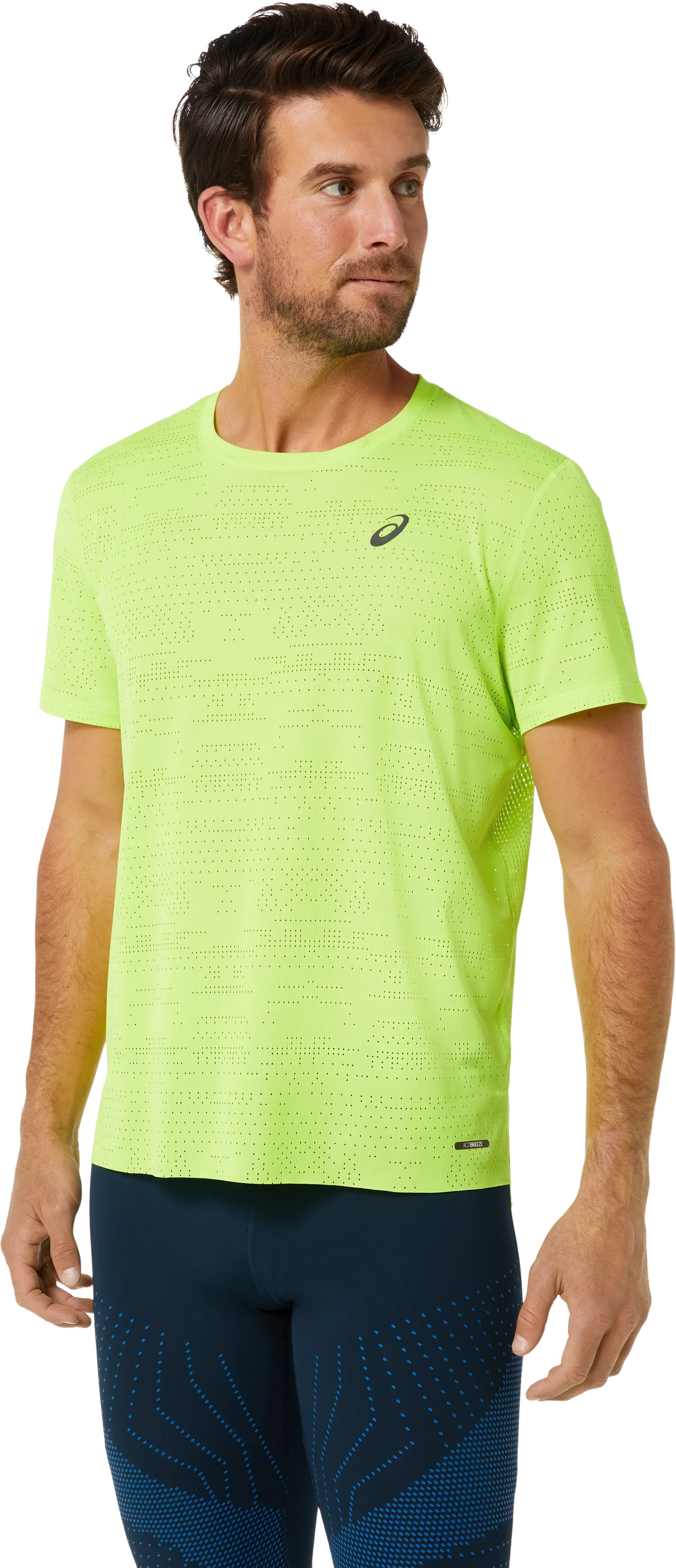 ASICS Men's Ventilate Actibreeze SS Hazard Green (2011C231)