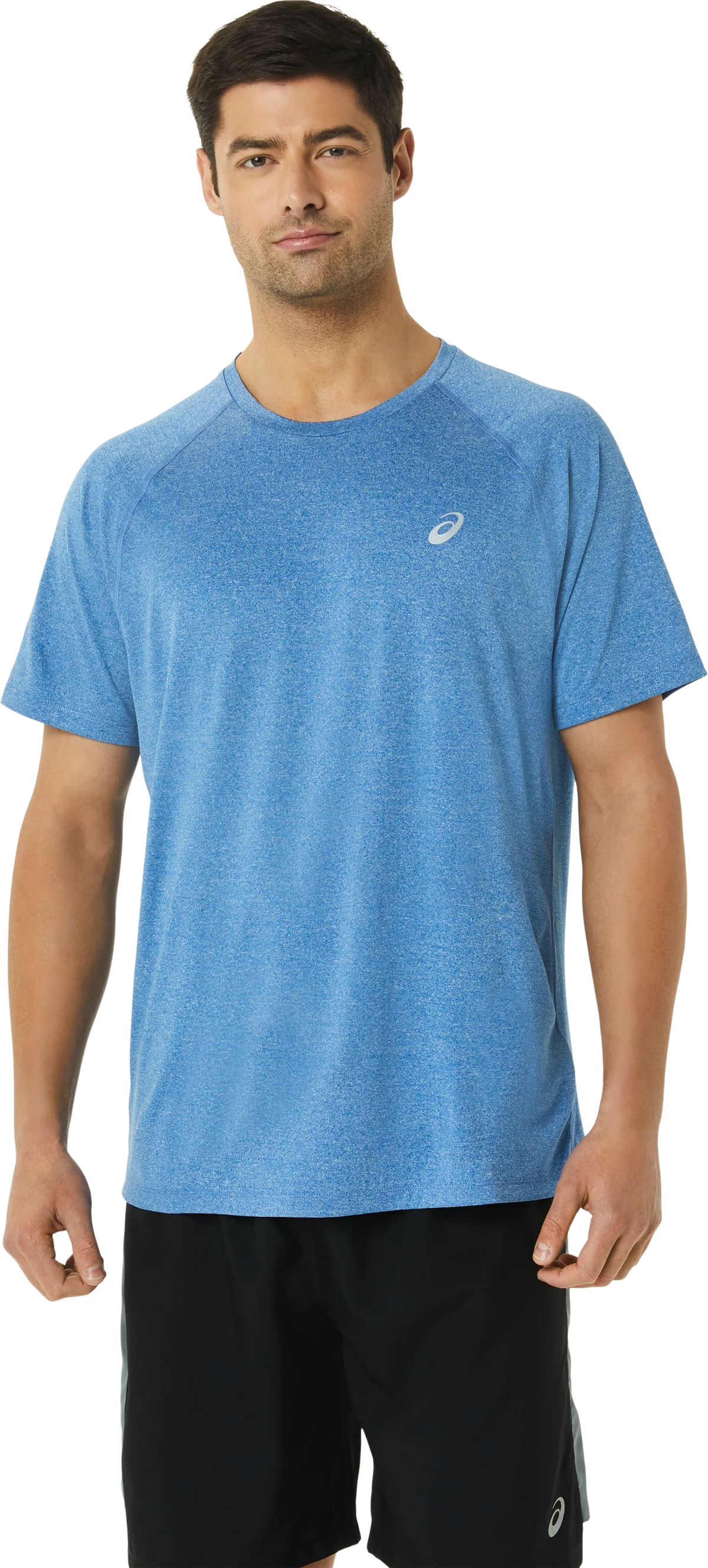Asics Mens Ready Set Lyte Short Sleeve Light Blue (2011C656)