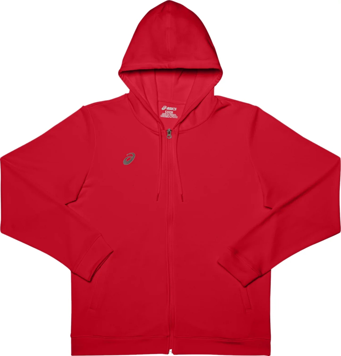 ASICS Men's French Terry Full Zip Hoodie Red (2031A616)