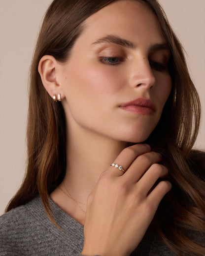 14K Lab Grown Diamond Trio Ring