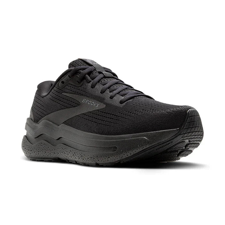 Brooks Mens Ghost Max 2 Wide- Black/Black/Ebony (1104311D020)
