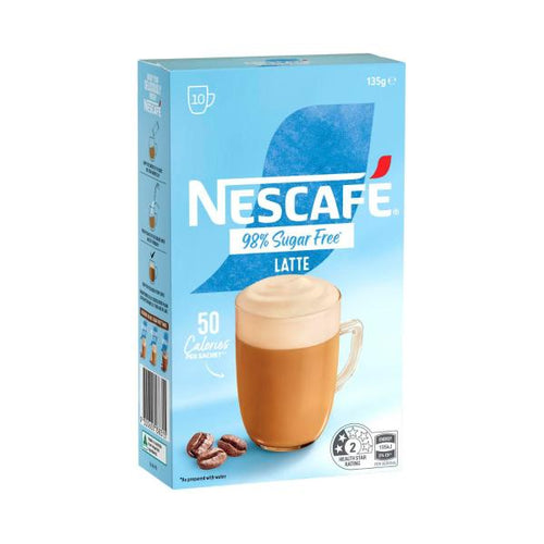 98% Sugar Free Latte Coffee Sachets