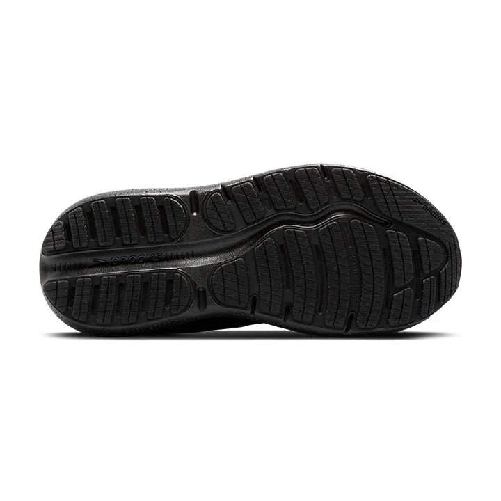 Brooks Mens Ghost Max 2 Wide- Black/Black/Ebony (1104311D020)